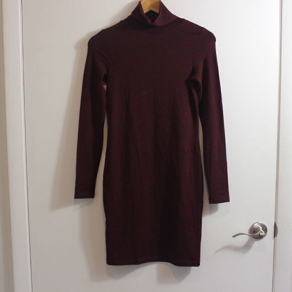 French Connection Bunburry Long Sleeve Turtle neck Mini Dress Women Size Small - Picture 13 of 14